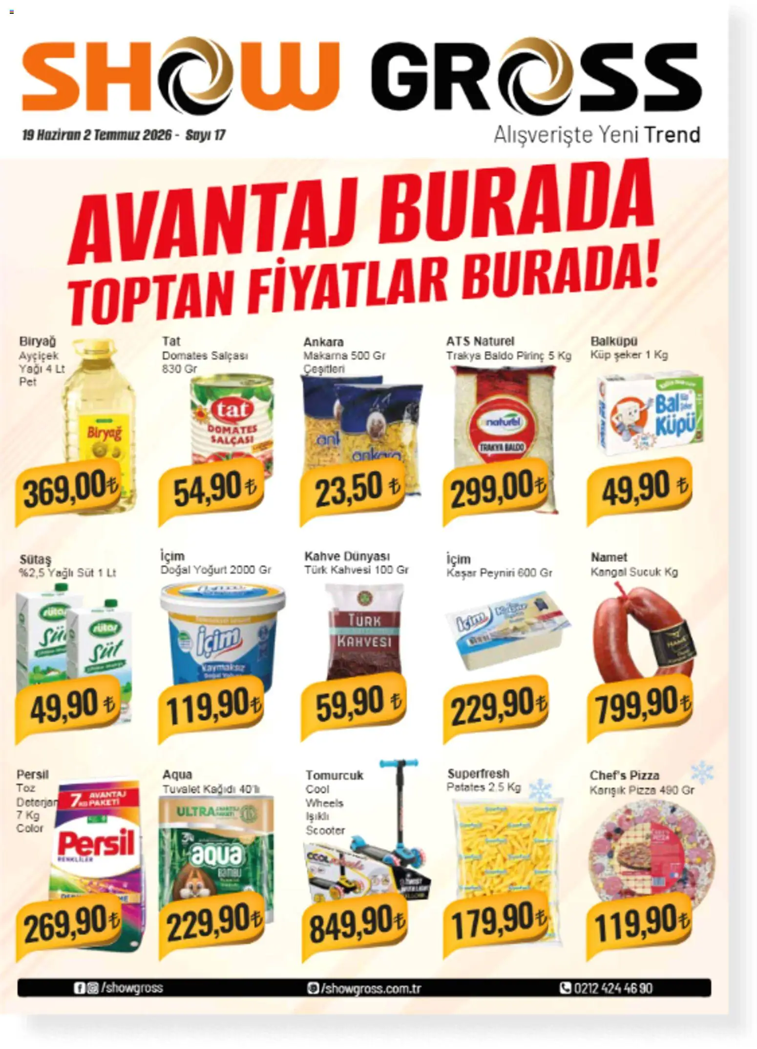 🛍️ Show Market Katalog, 19 Haziran 2026 itibariyle » Özel fırsatları keşfedin ve bugün tasarruf edin! 💰