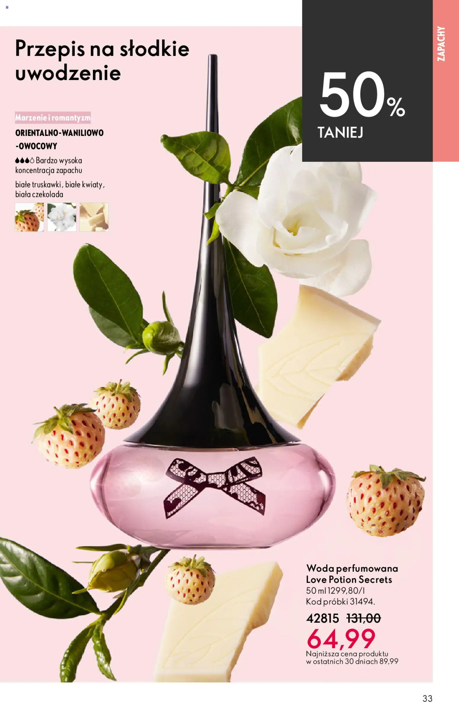 Oriflame Katalog 8 2026 od 27.05.2026 | Strona: 33 | Produkty: Czekolada, Woda