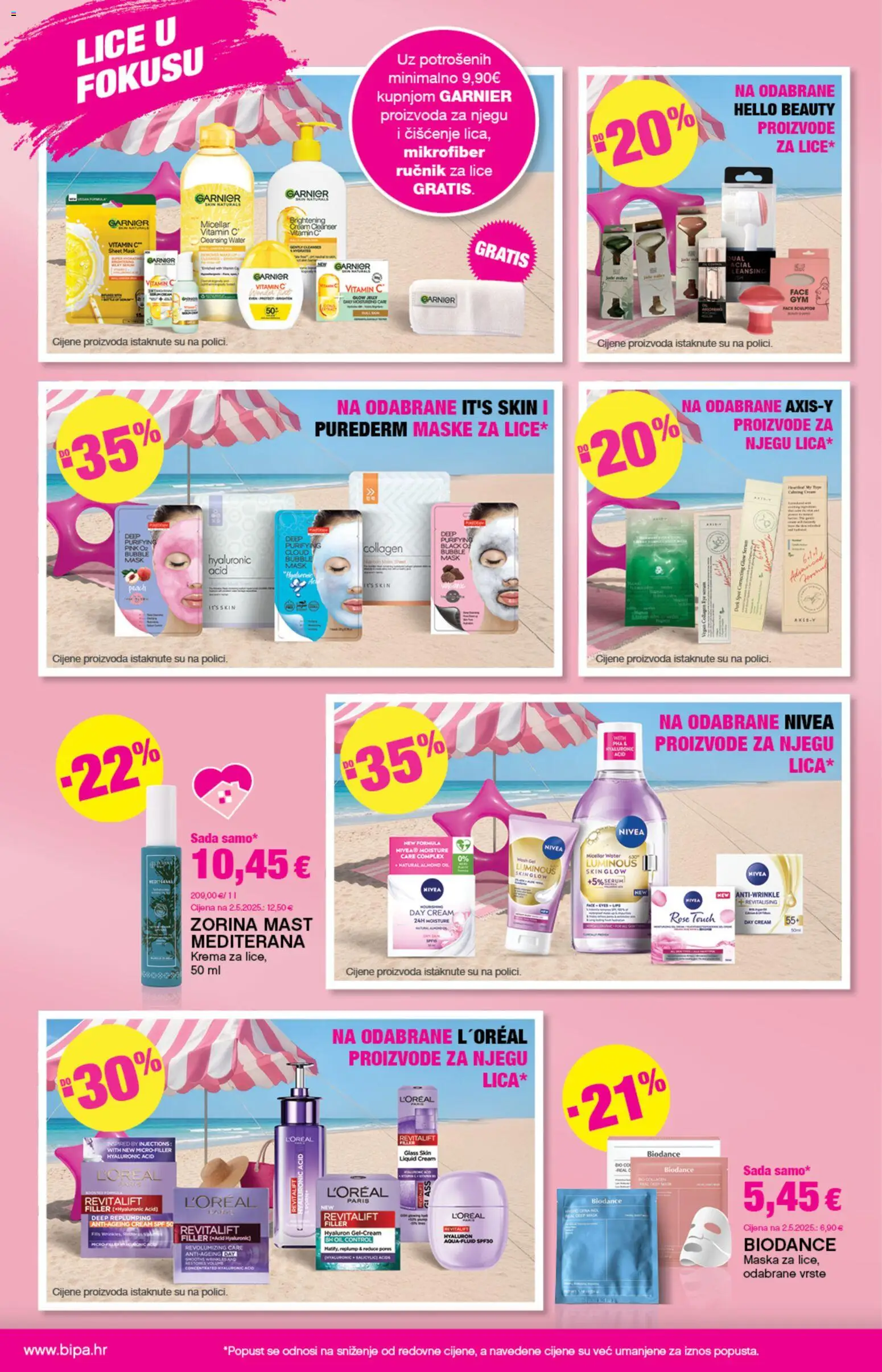 Bipa katalog | vrijedi od 20.08.2026 | Stranica: 10 | Proizvodi: Maske, Krema za lice, Krema, Garnier