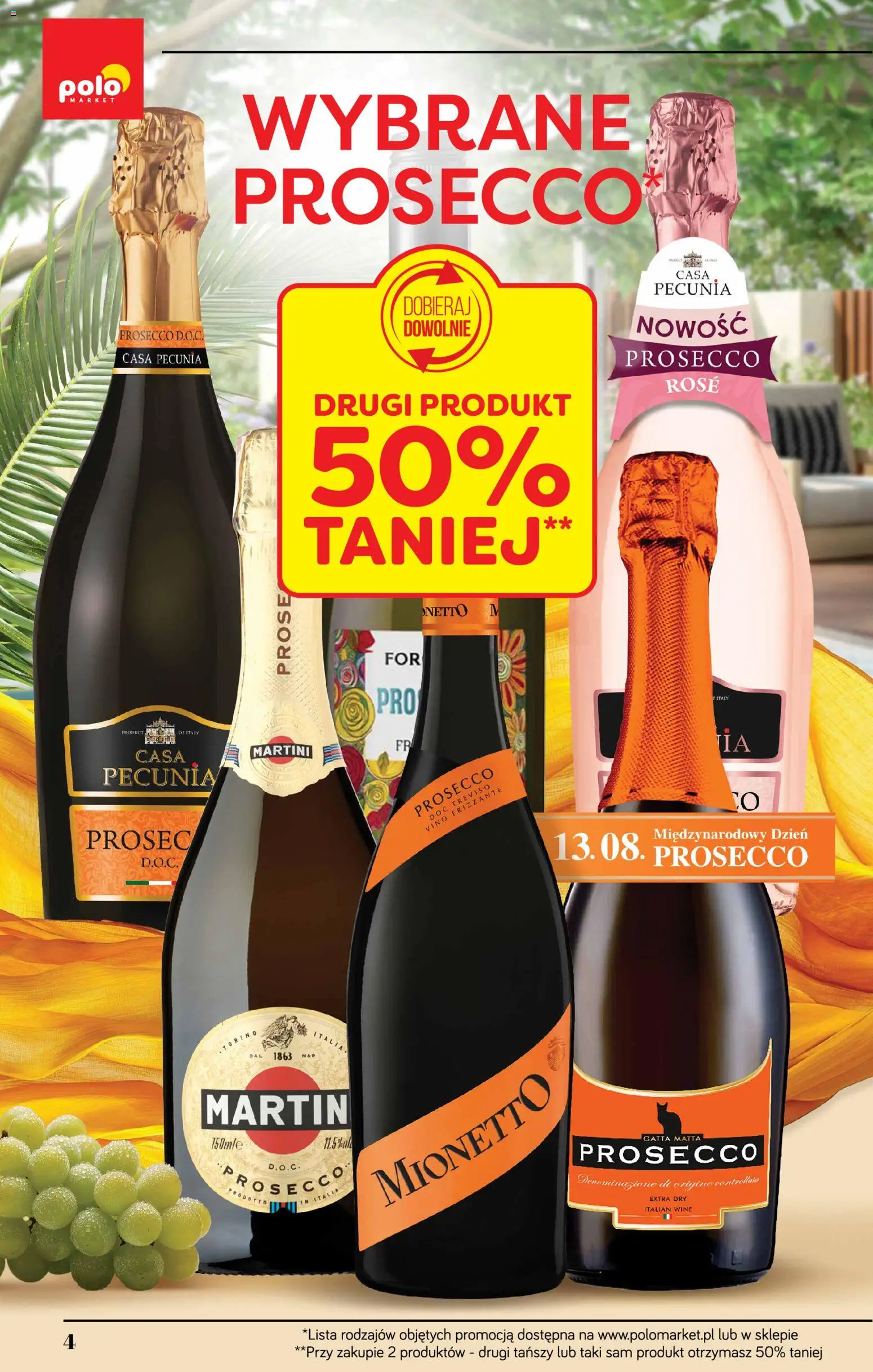 POLOmarket katalog - Alkoholi od 13.08.2026 | Strona: 4 | Produkty: Martini, Gatta, Prosecco