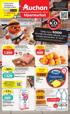 Auchan akciós újság - amely érvényes a következő dátumtól: 2026.06.25.