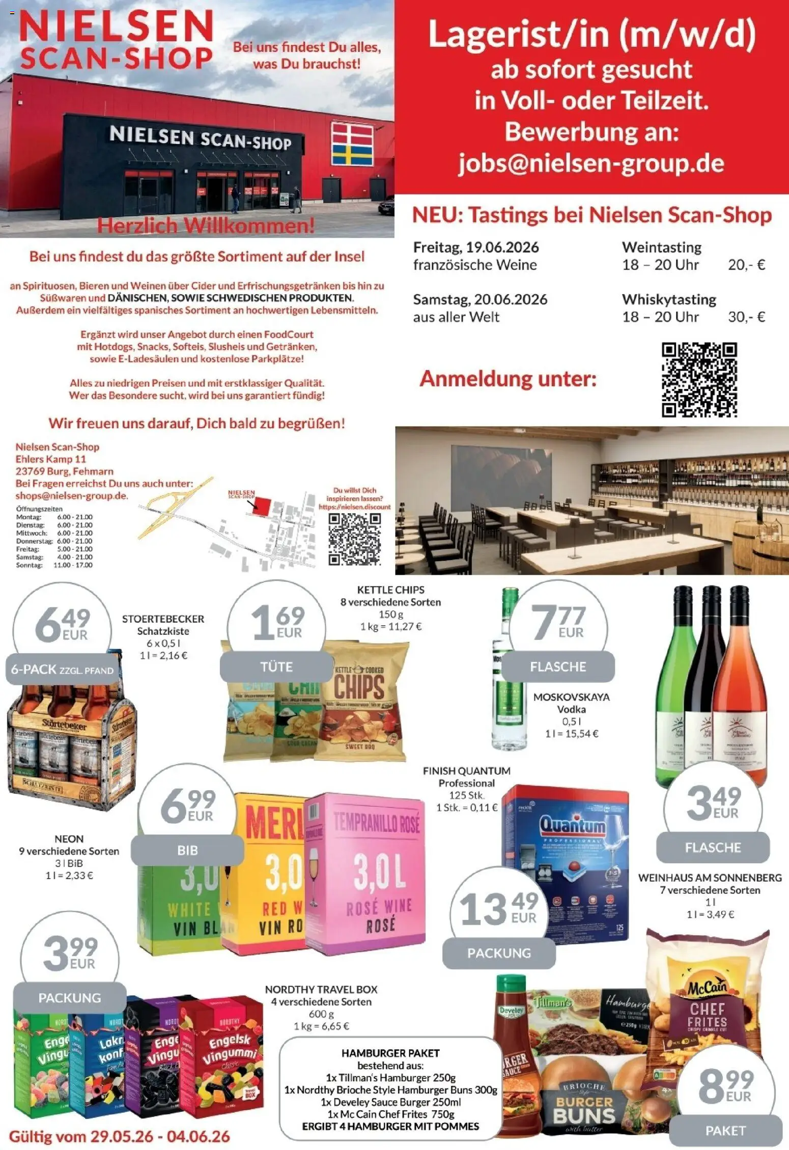 Nielsen Discount tilbudsavis – gyldig fra 29.05.2026 | Side: 1 | Produkter: Chips, Vodka, Cider, Vingummi