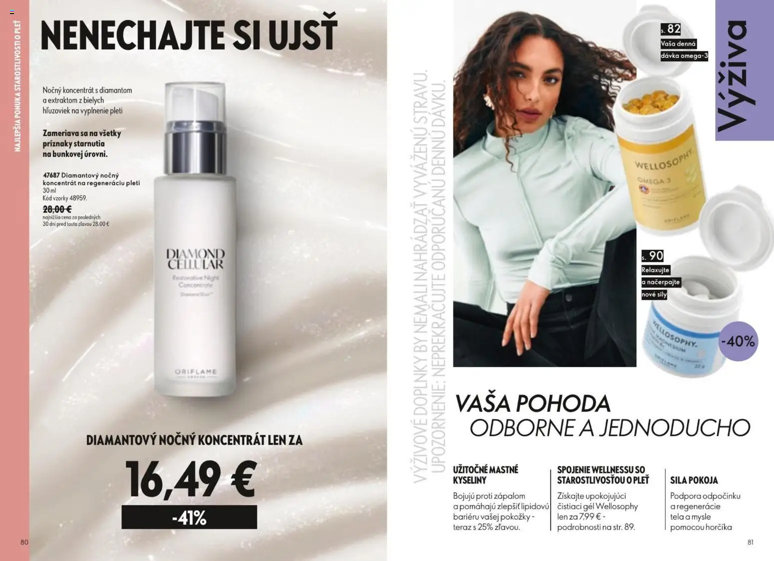 Nové Oriflame akcie – leták je platný od 09.09.2026 | Strana: 41 | Produkty: Omega 3, Omega