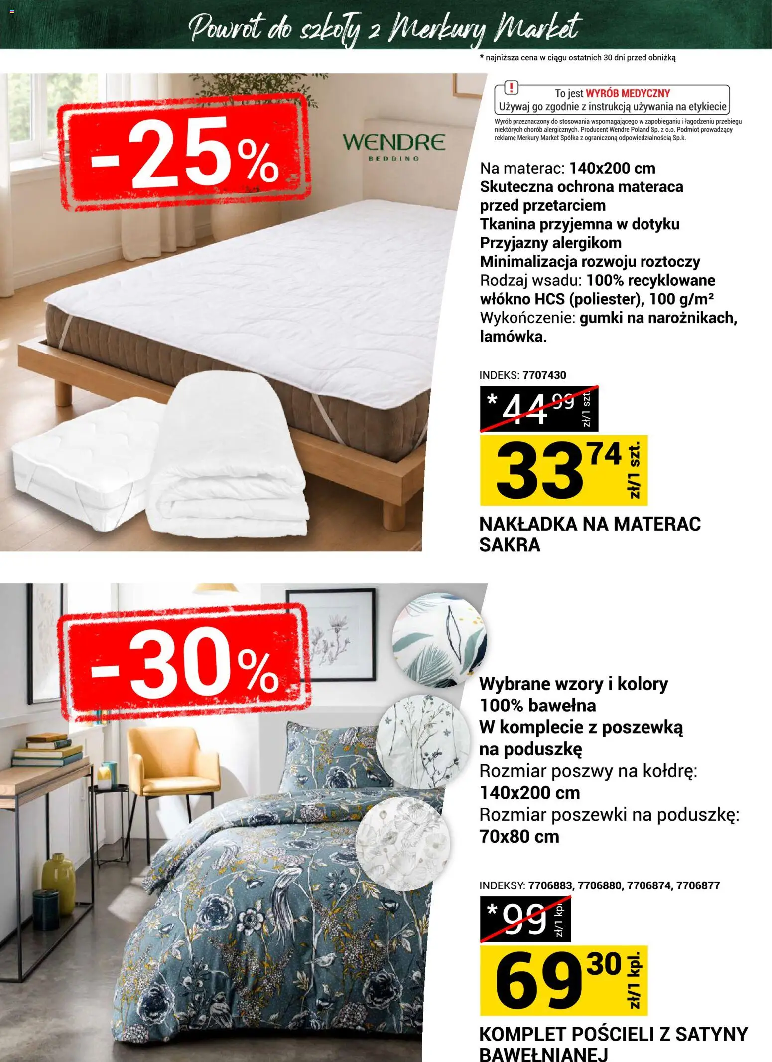 Merkury Market gazetka - Powrót do szkoły od 22.08.2026 | Strona: 5 | Produkty: Materac