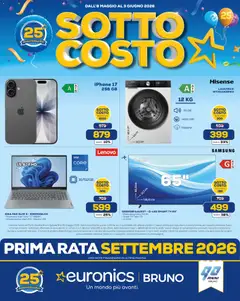 Anteprima del volantino Euronics volantino Anniversario valido a partire dal 08.05.2026