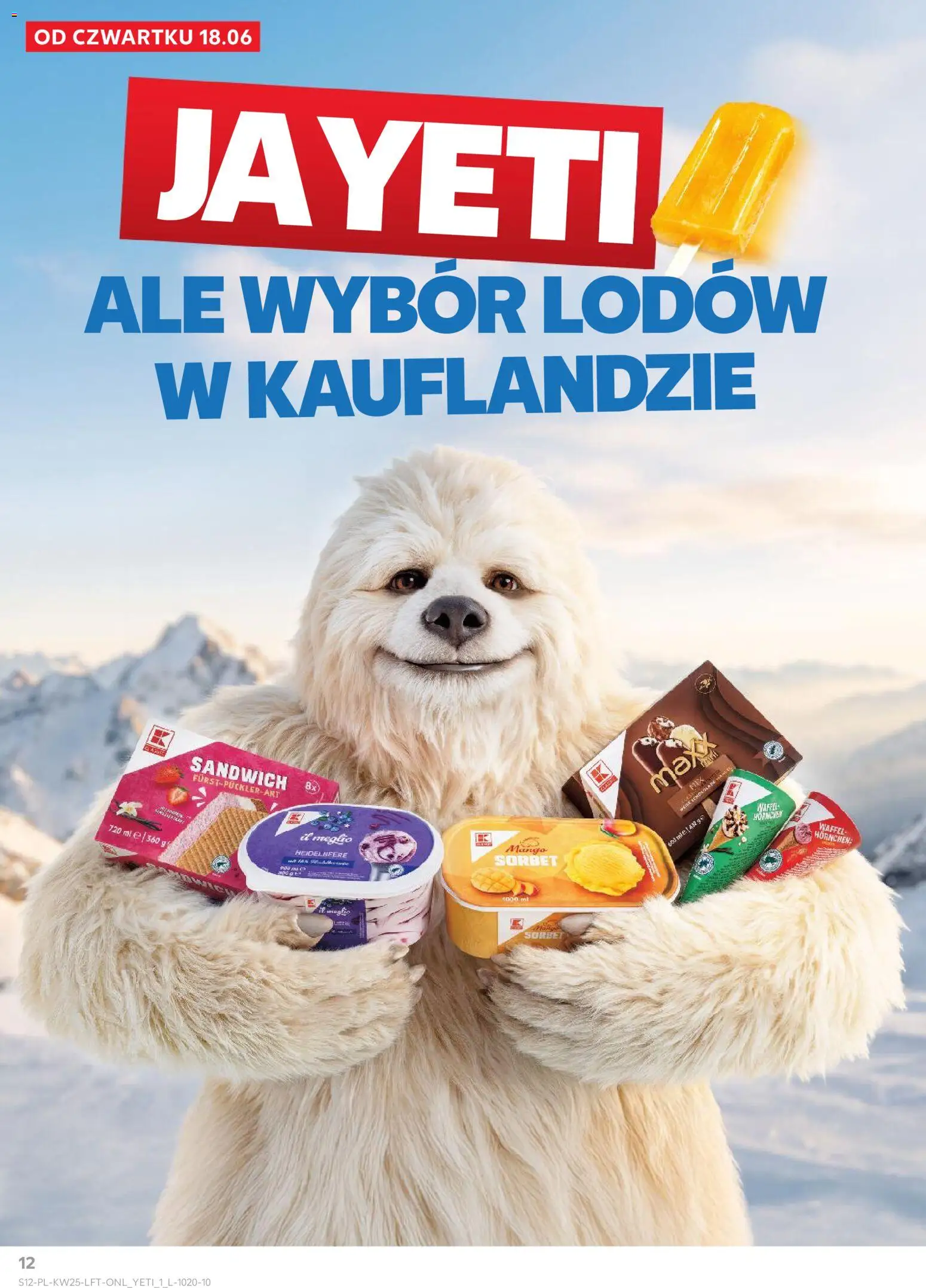 Kaufland Polsko leták od 18.06.2026 | Strana: 12 | Produkty: Mango, Sorbet
