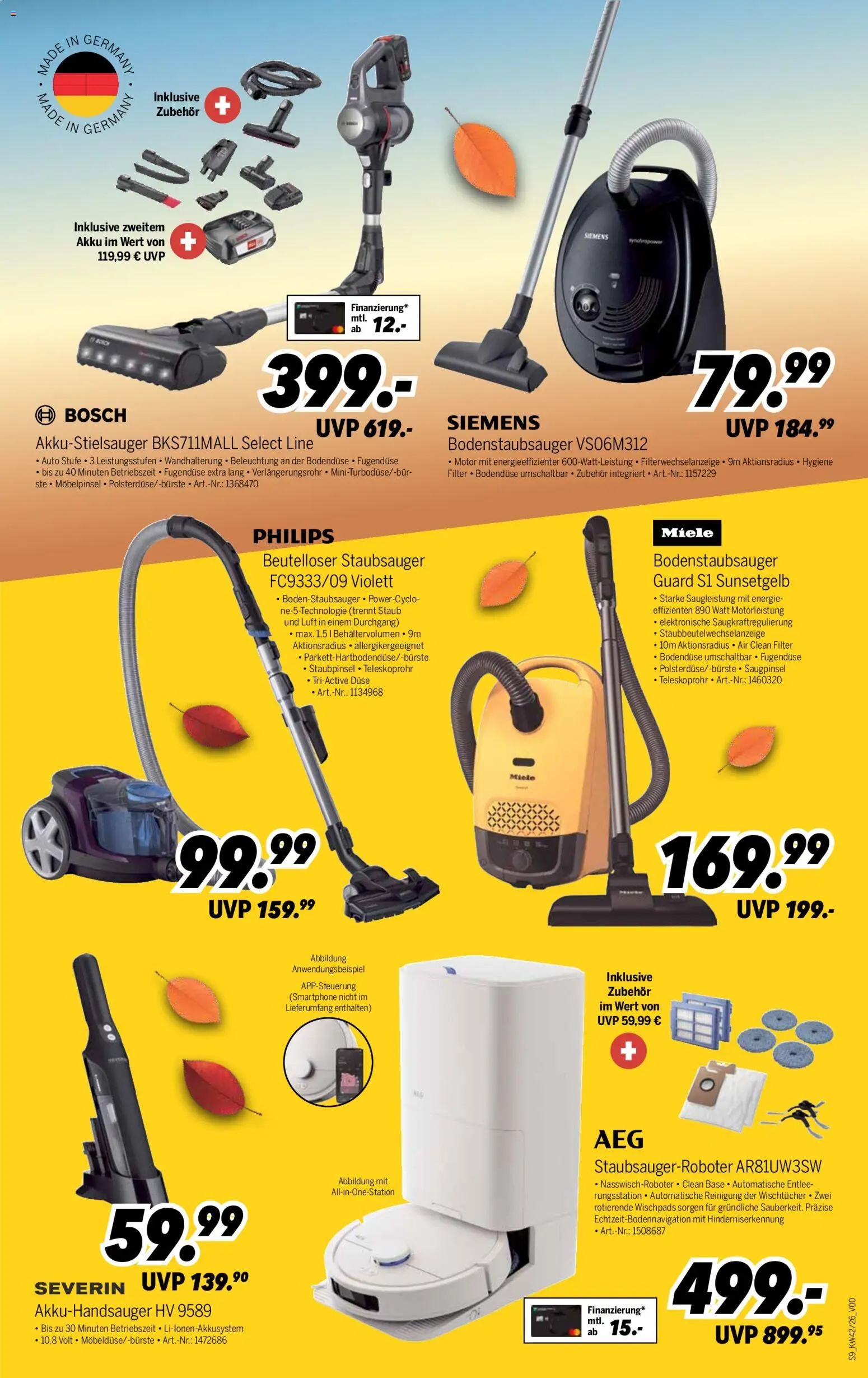 Medimax Prospekt – gültig ab 10.10.2026 | Seite: 9 | Produkte: Miele, Bosch, Philips, Siemens