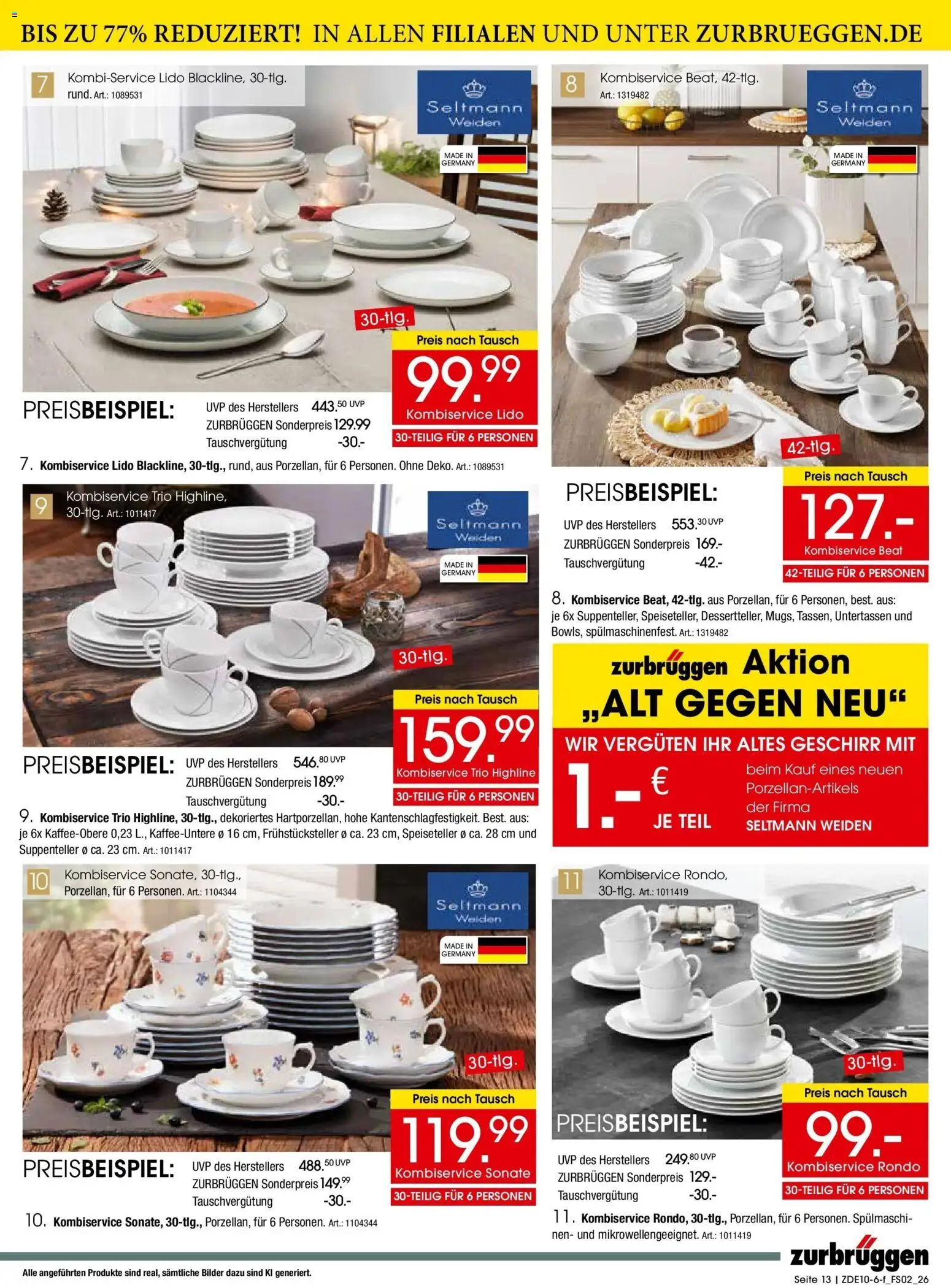 Zurbrüggen Sonder-Preise zum Fest – gültig ab 10.10.2026 | Seite: 13 | Produkte: Bilder