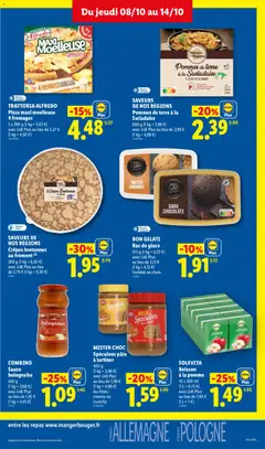 LIDL - Prévisualisation de SAUVES DE NOS REGIONS Pommes de terre à la Sarladaise, Pommes de terre à la Sarladaise À LA GRAISSE DE CANARD 600 g (1 kg = 3,98 €) avec Lidl Plus au lieu de 2,99 € (1 kg = 4,98 €) valide à partir de 08/10/2026 | Page: 17