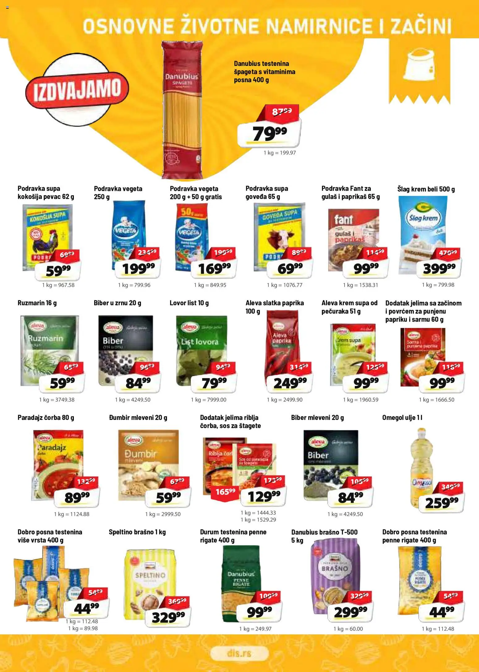 Super DIS katalog - važi od 01.10.2026 | Strana: 7 | Proizvode: Šlag, List, Paprika, Krem