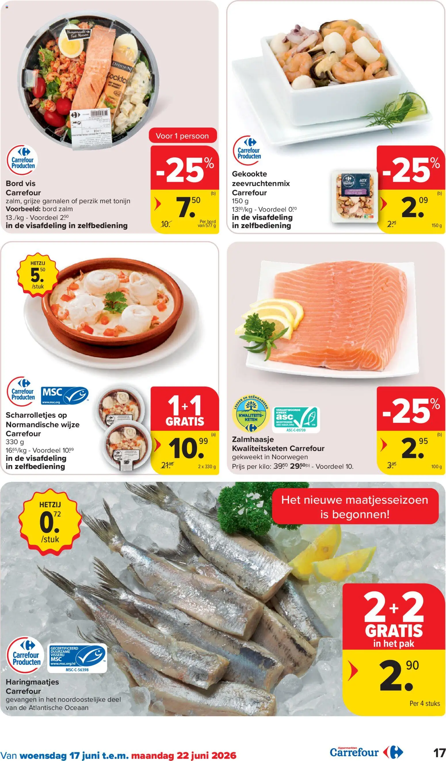 {H1} | Pagina: 17 | Producten: Zalm, Vis, Kekszek, Bord