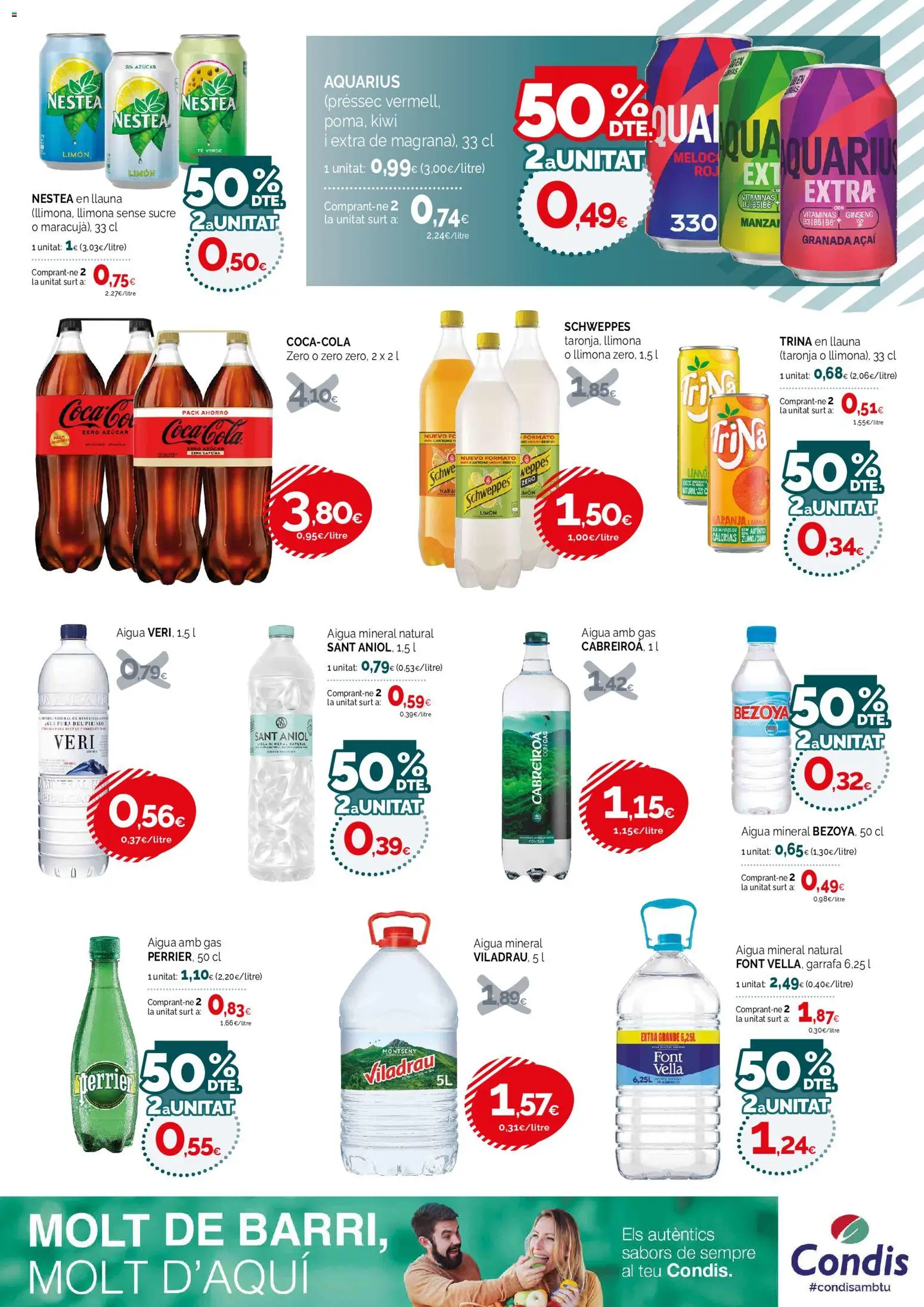 Condis - folleto │ válido desde el 30/09/2026 | Página: 21 | Productos: Té verde, Kiwi, Azúcar, Agua