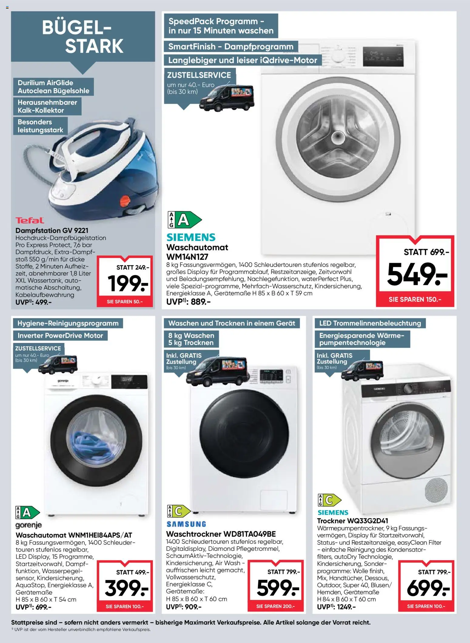 Maximarkt Flugblatt gültig ab 01.07.2026 | Seite: 18 | Produkte: Trockner, Samsung