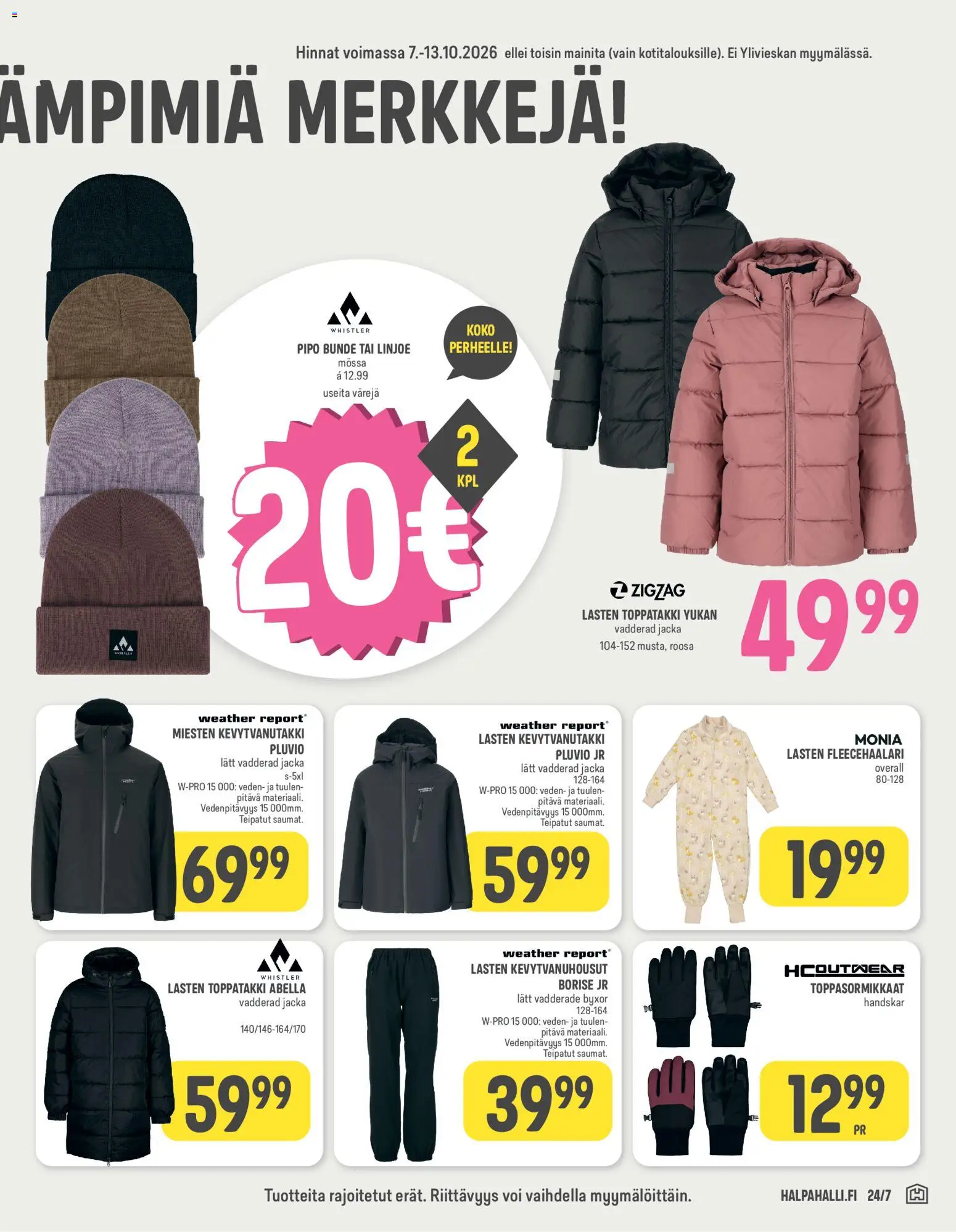 Halpa Halli tarjoukset – voimassa 07/10/2026 alkaen | Sivu: 13