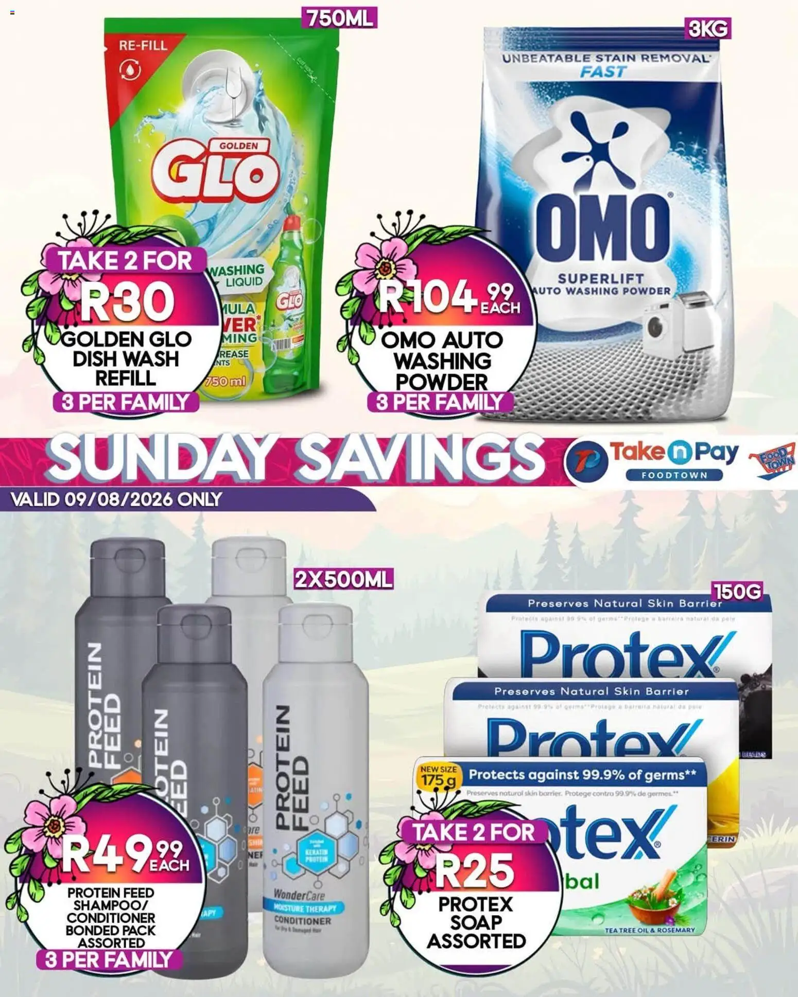 New Take n Pay catalogue – valid from 09/08/2026 | Page: 10 | Products: Protein, Powder, Tea, Soap