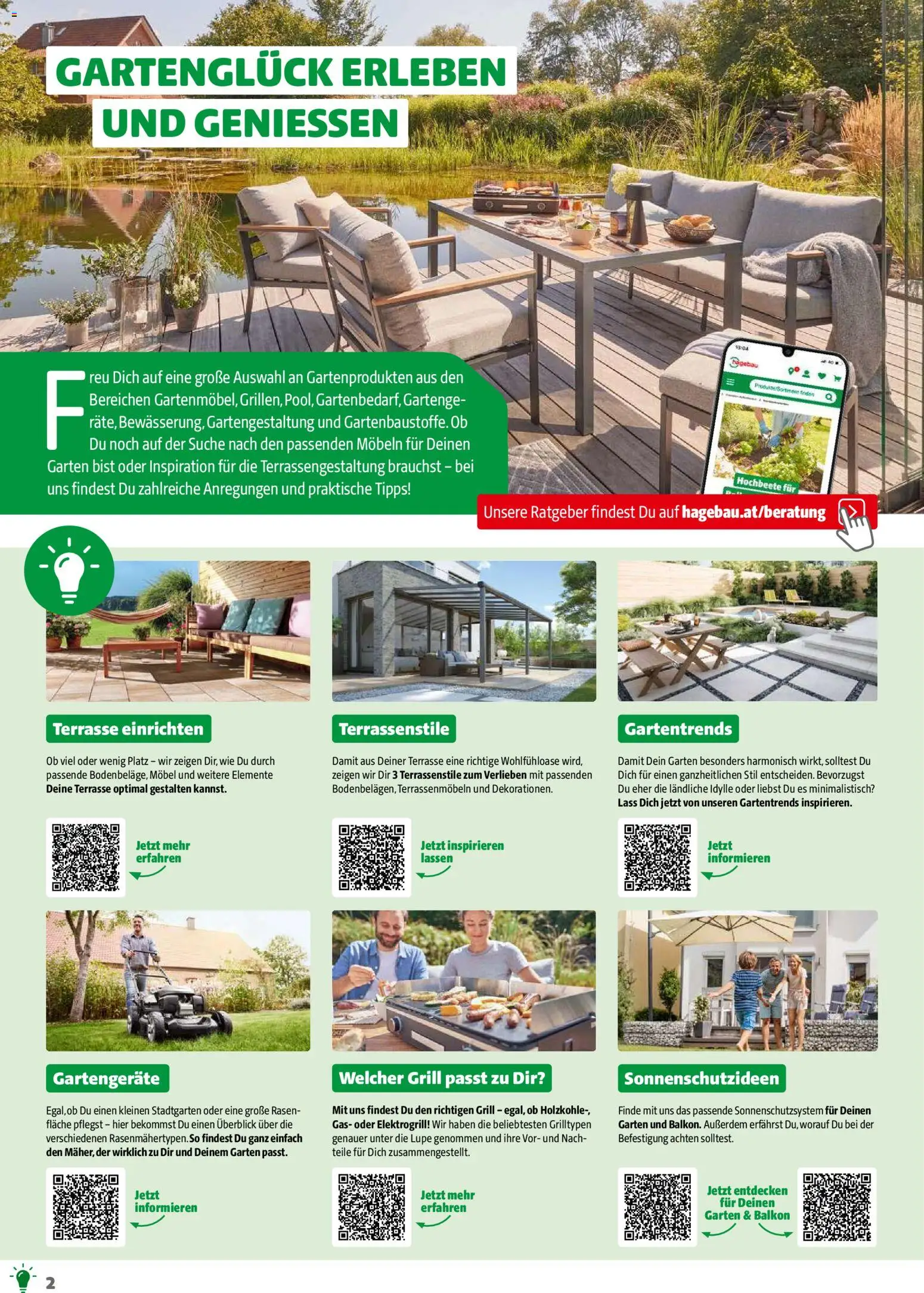 Hagebau Gartenjahr gültig ab 13.03.2026 | Seite: 2 | Produkte: Grill