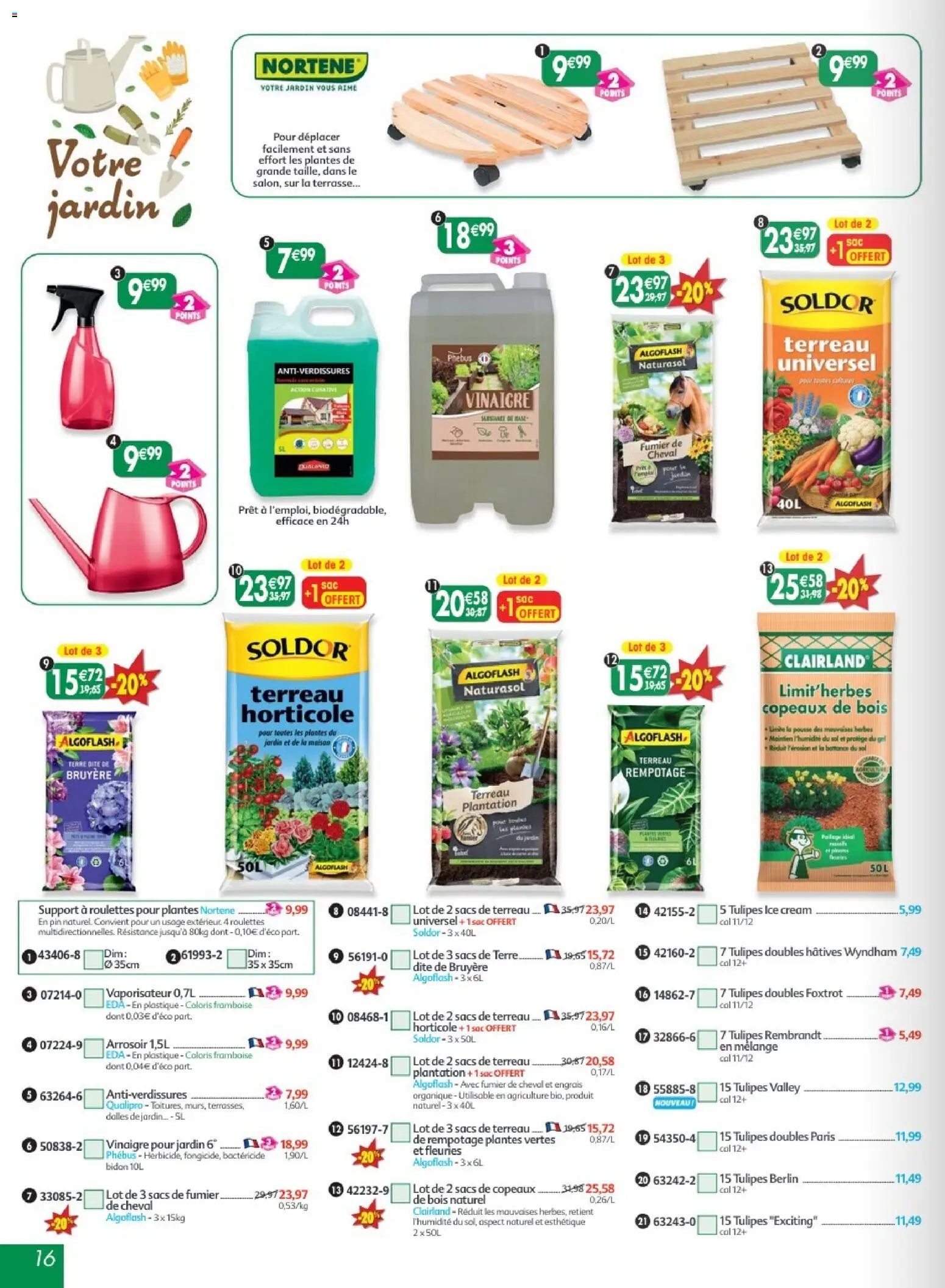 {H1} | Page: 16 | Produits: Engrais, Fumier De Cheval, Terreau, Vaporisateur
