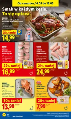 Pogląd oferty "Polski kurczak - mięso z nogi, XXL, 1 kg" - ważna od 14.05.2026 | Strona: 54