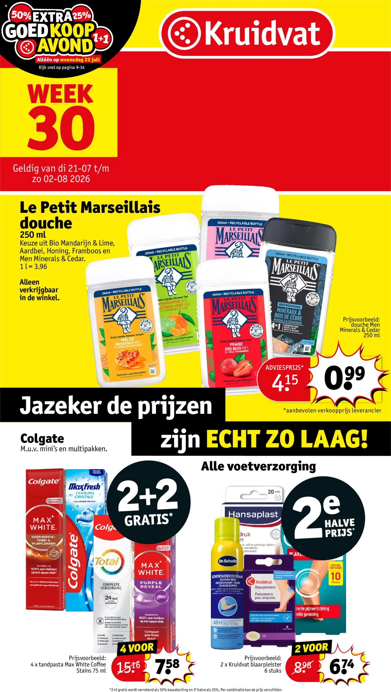 Kruidvat folder week 30 (21/07/2026 t/m 02/08/2026) catalogue cover