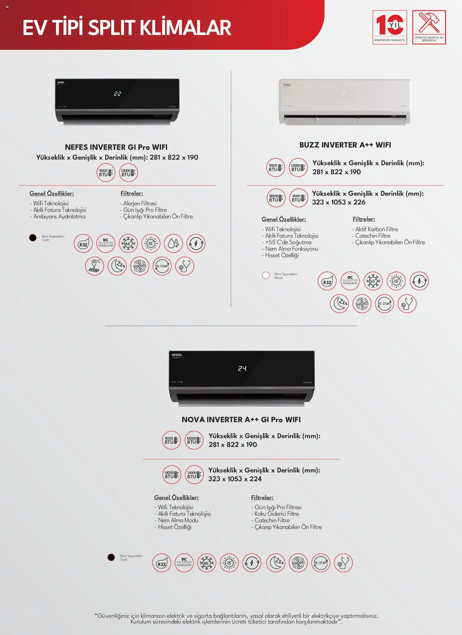 Vestel Beyaz Eşya Katalog - 01 Ekim 2026 tarihinden itibaren geçerlidir | Sayfa: 73 | Ürünler: Koku