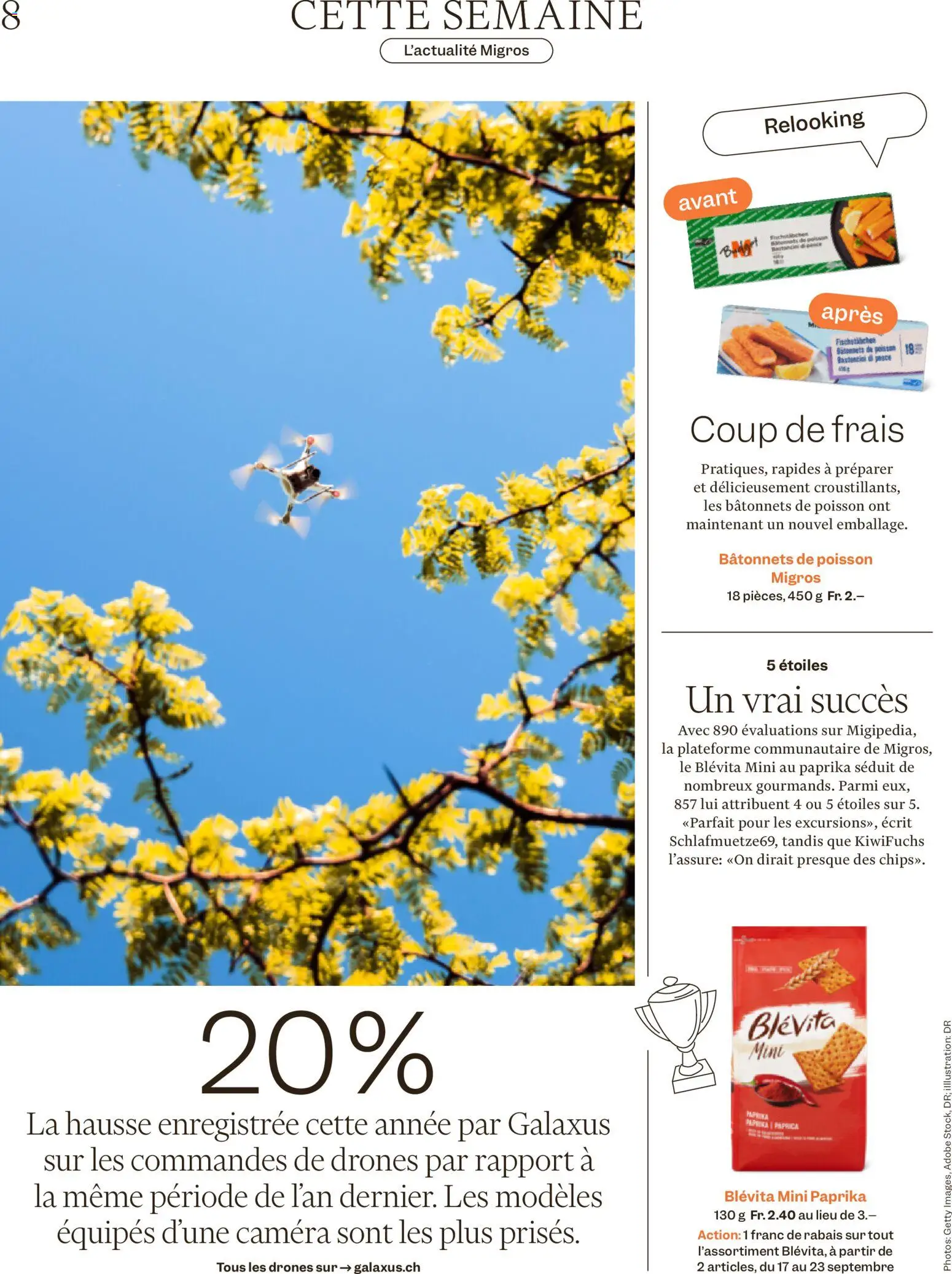 Migros aktionen Magazine FR – gültig ab 16.09.2026 | Seite: 8 | Produkte: Paprika