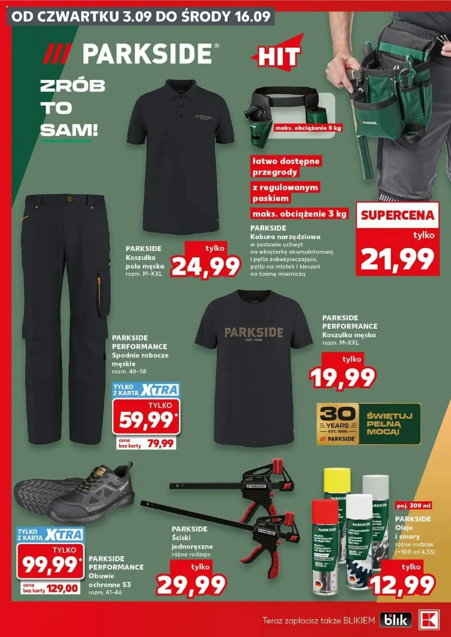 Kaufland gazetka - Złap Okazje od 03.09.2026 - od jutra PDF | Strona: 8 | Produkty: Karta, Spodnie, Spodnie robocze