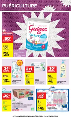 Carrefour - Prévisualisation de Carrefour Le mois des supporters valide à partir de 26.05.2026 | Page: 56 | Produits: Couches, Pomme, Poudre, Guigoz