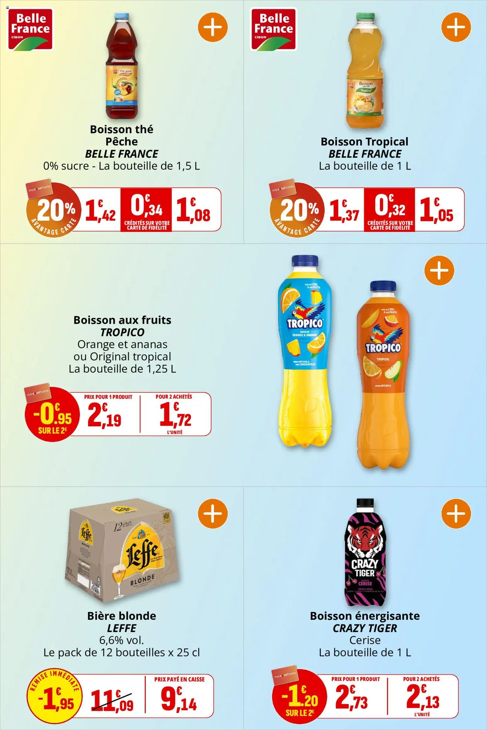 {H1} | Page: 21 | Produits: Sucre, Boisson énergisante, Bière, Thé