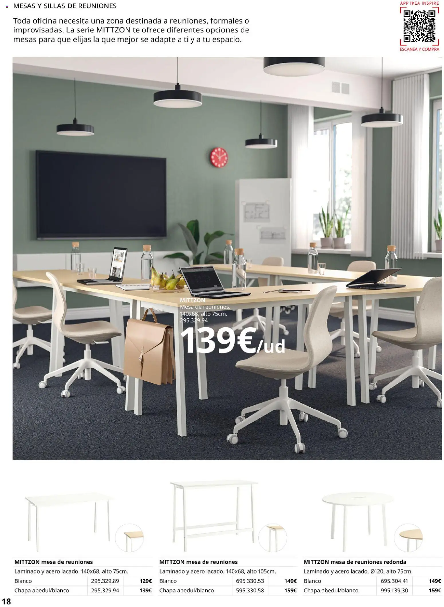 Catálogo IKEA Oficina profesional │ válido desde el 01/02/2026 | Página: 18 | Productos: Té, Mesa