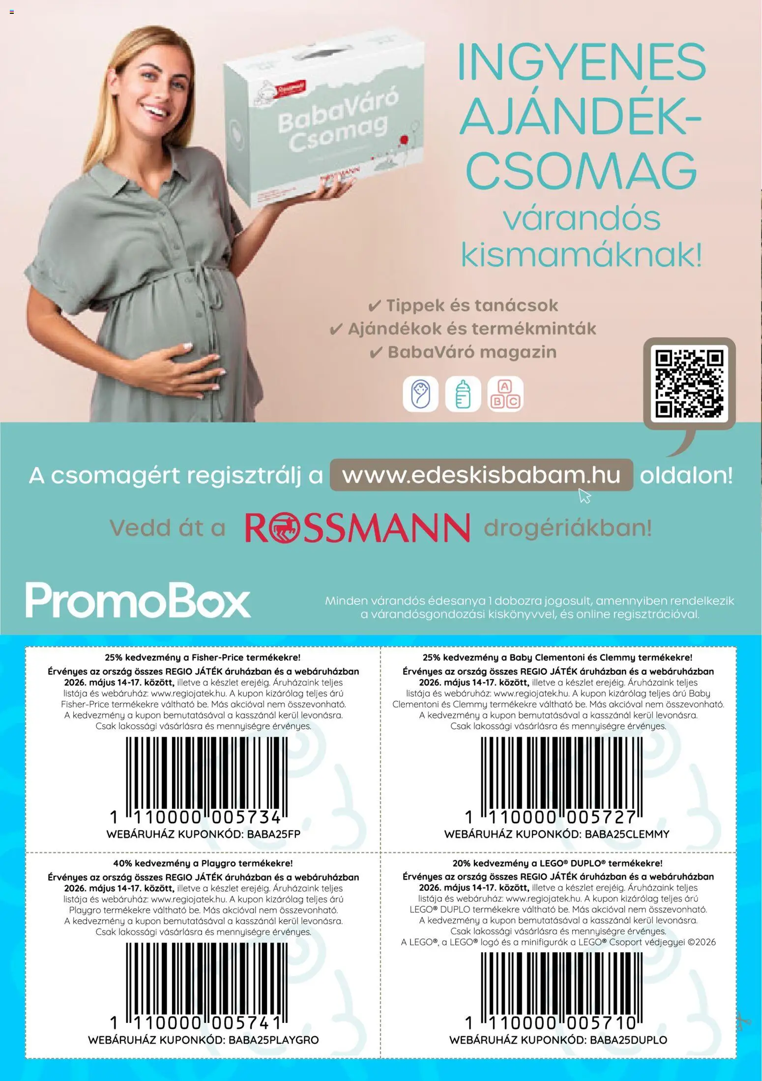 Rossmann akciós ujság - amely érvényes a következő dátumtól: 11.05.2026 | Oldal: 53 | Termékek: Duplo, Játék