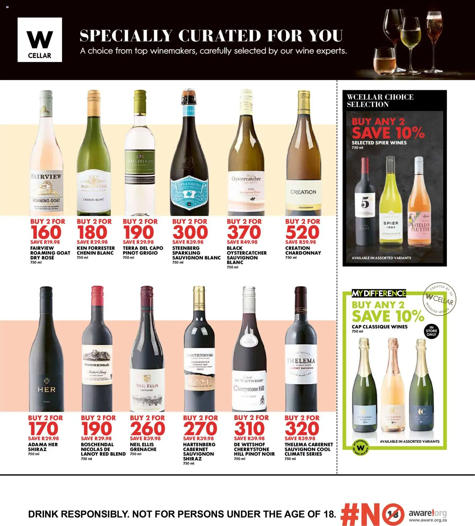 New Woolworths catalogue – valid from 07/09/2026 | Page: 6 | Products: Cap, Bag, Wine