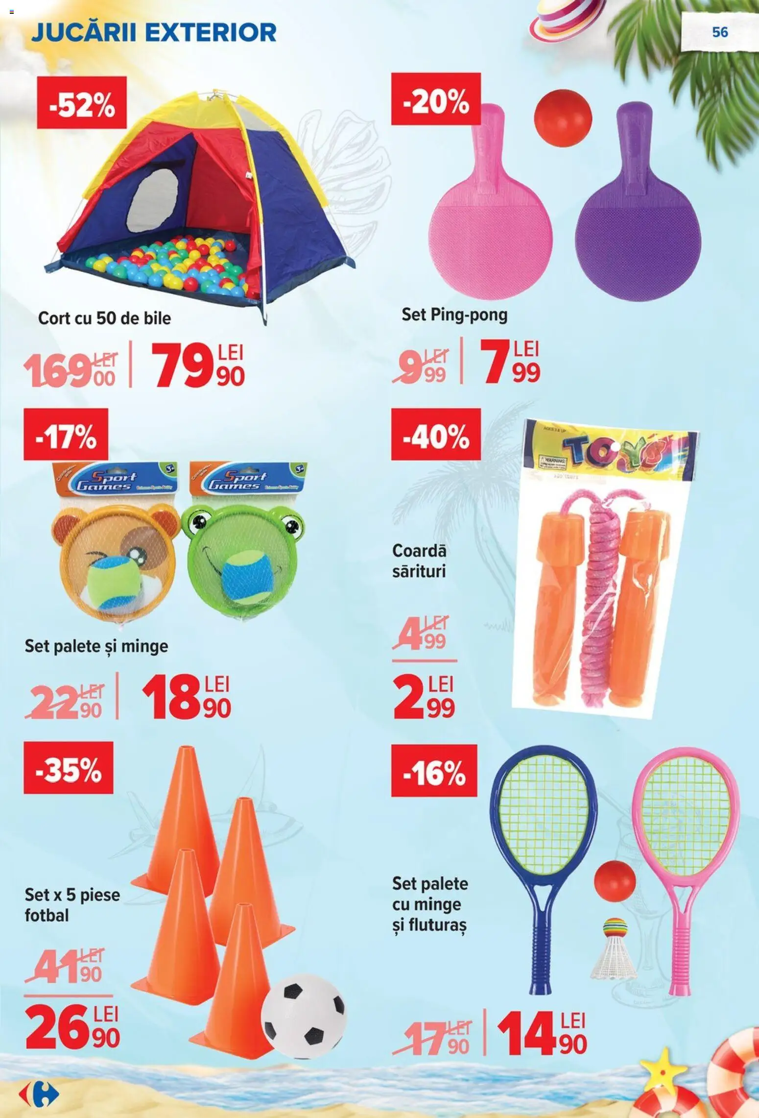Noul catalog Carrefour – valabil de la 17.06.2026 | Pagină: 57 | Produse: Cort