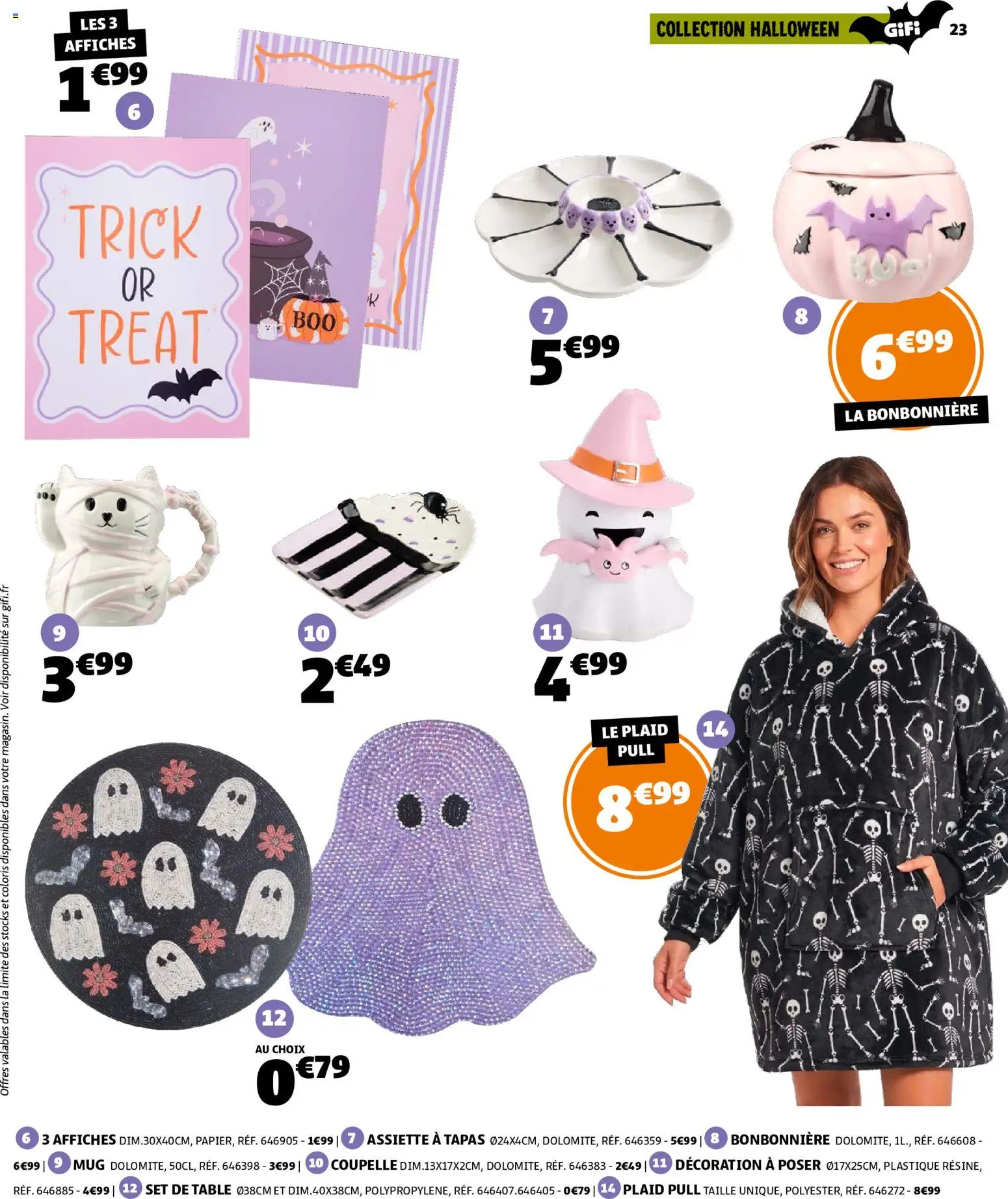 {H1} | Page: 23 | Produits: Plaid, Pull, Décoration, Assiette