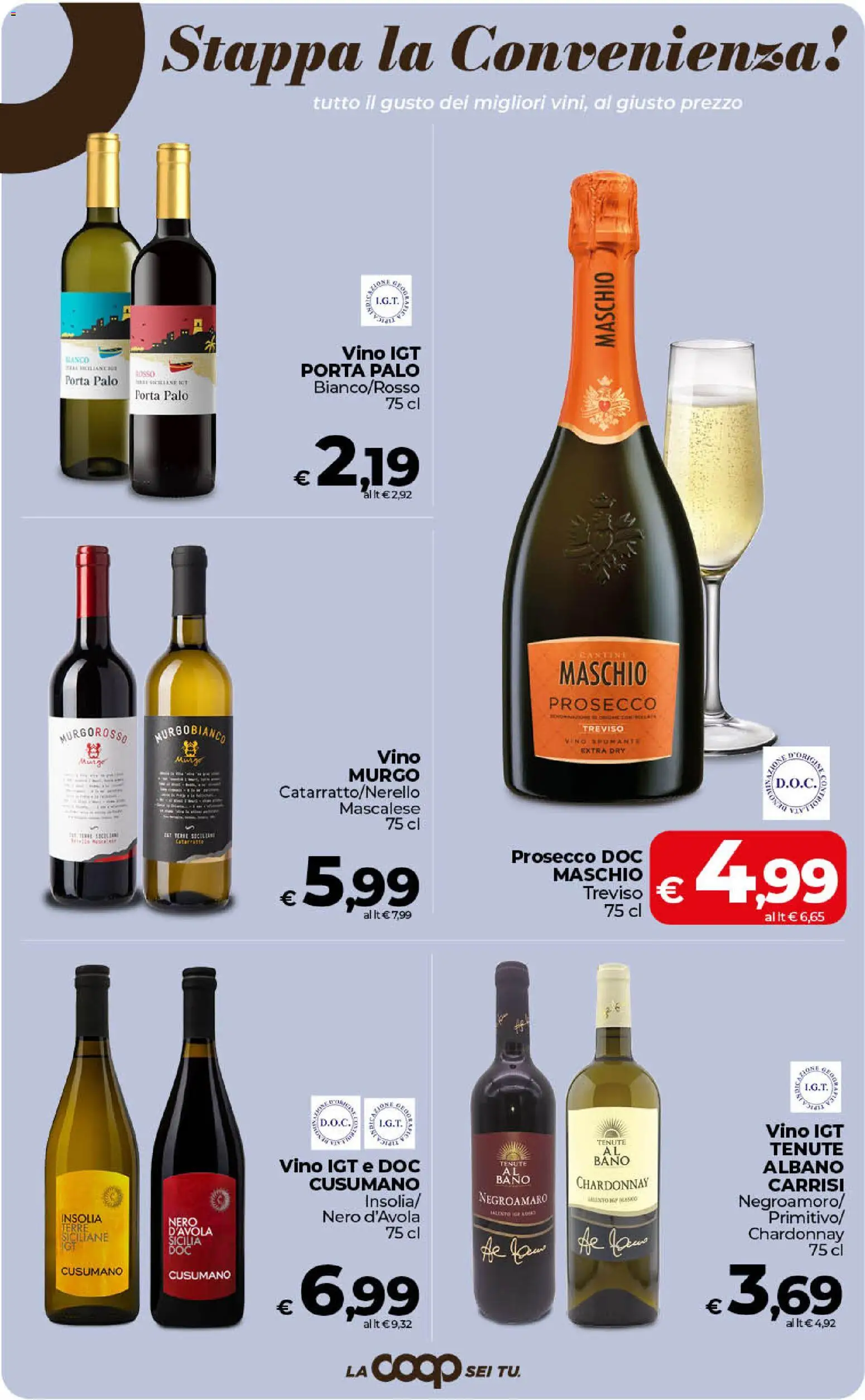 Volantino COOP del 31/07/2026 | Pagina: 34 | Prodotti: Prosecco, Vino, Spumante