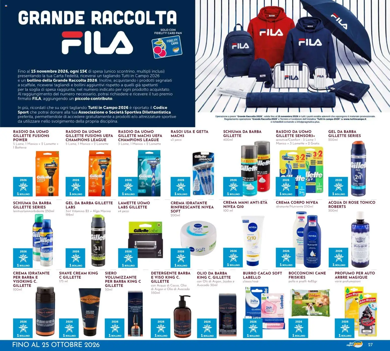 Volantino Pan del 12/10/2026 | Pagina: 27 | Prodotti: Crema, Rasoio, Pollo, Cacao