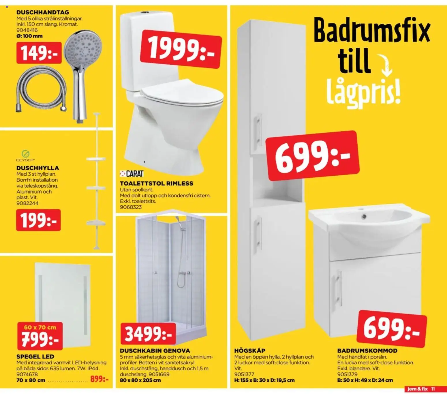 Jem & Fix reklamblad aktuell från 20/09/2026 | Sida: 11
