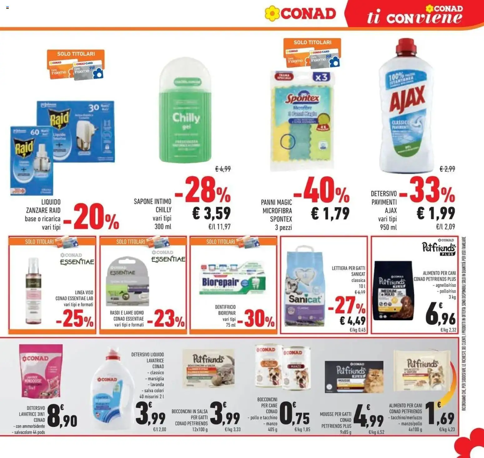 Volantino Conad del 03.06.2026 | Pagina: 35 | Prodotti: Ammorbidente, Salsa, Lavatrice, Lavanda