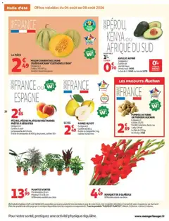 Auchan - Prévisualisation de AVOCAT AFFINÉ, Avocat affiné. Catégorie 1. Calibre 18. Variété Hass. Vendu seul: 0€85. Le lot de 2: 1€40 ou lieu de 1€70. valide à partir de 04/08/2026 | Page: 28