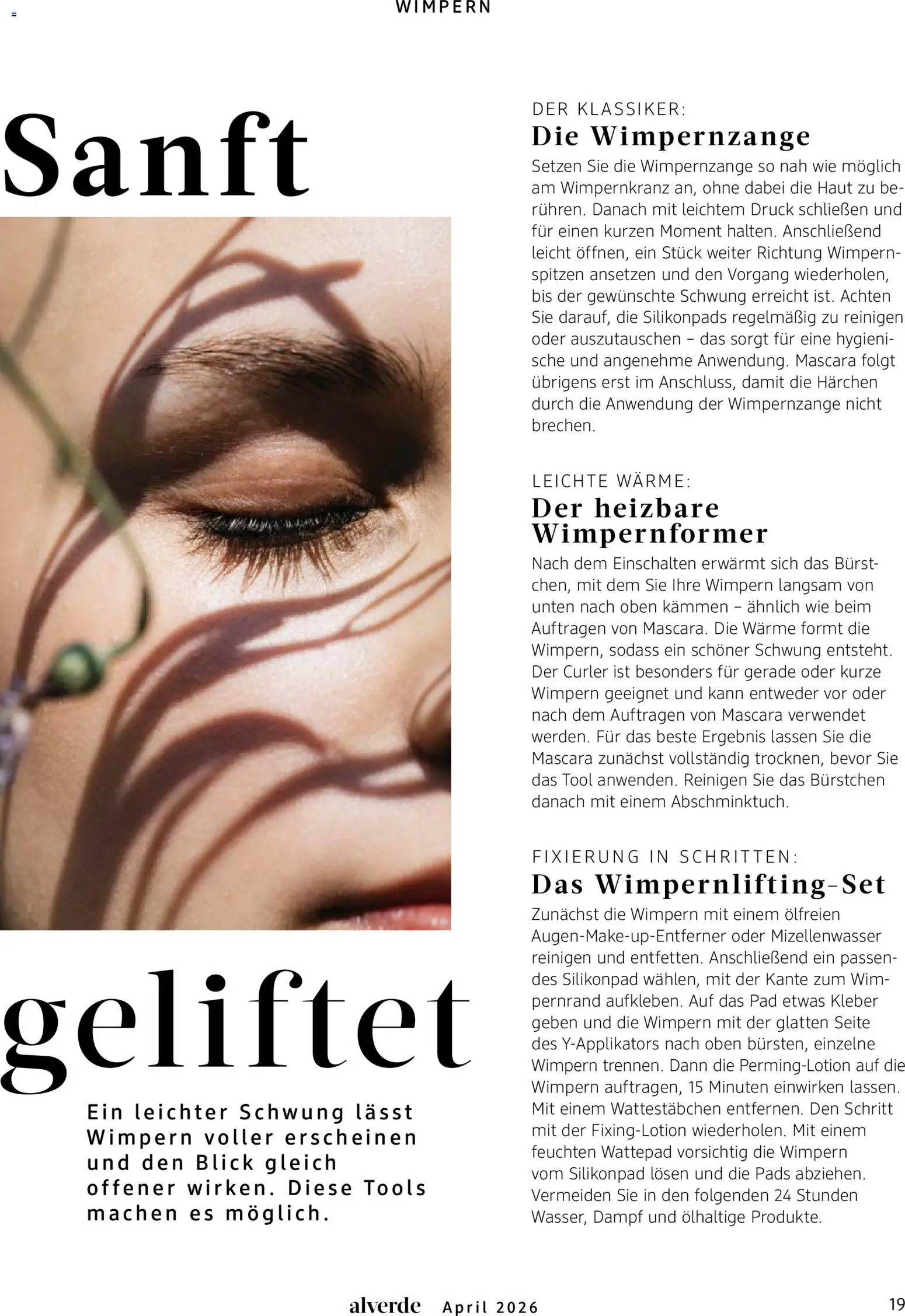 dm drogerie Prospekt 	 – gültig ab 01.04.2026 | Seite: 19 | Produkte: Wattestäbchen, Mizellenwasser, Wimpernformer, Mascara