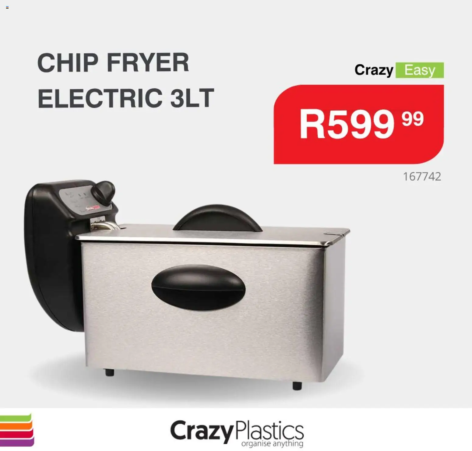 New Crazy Plastics catalogue – valid from 15.05.2026 | Page: 3 | Products: Fryer