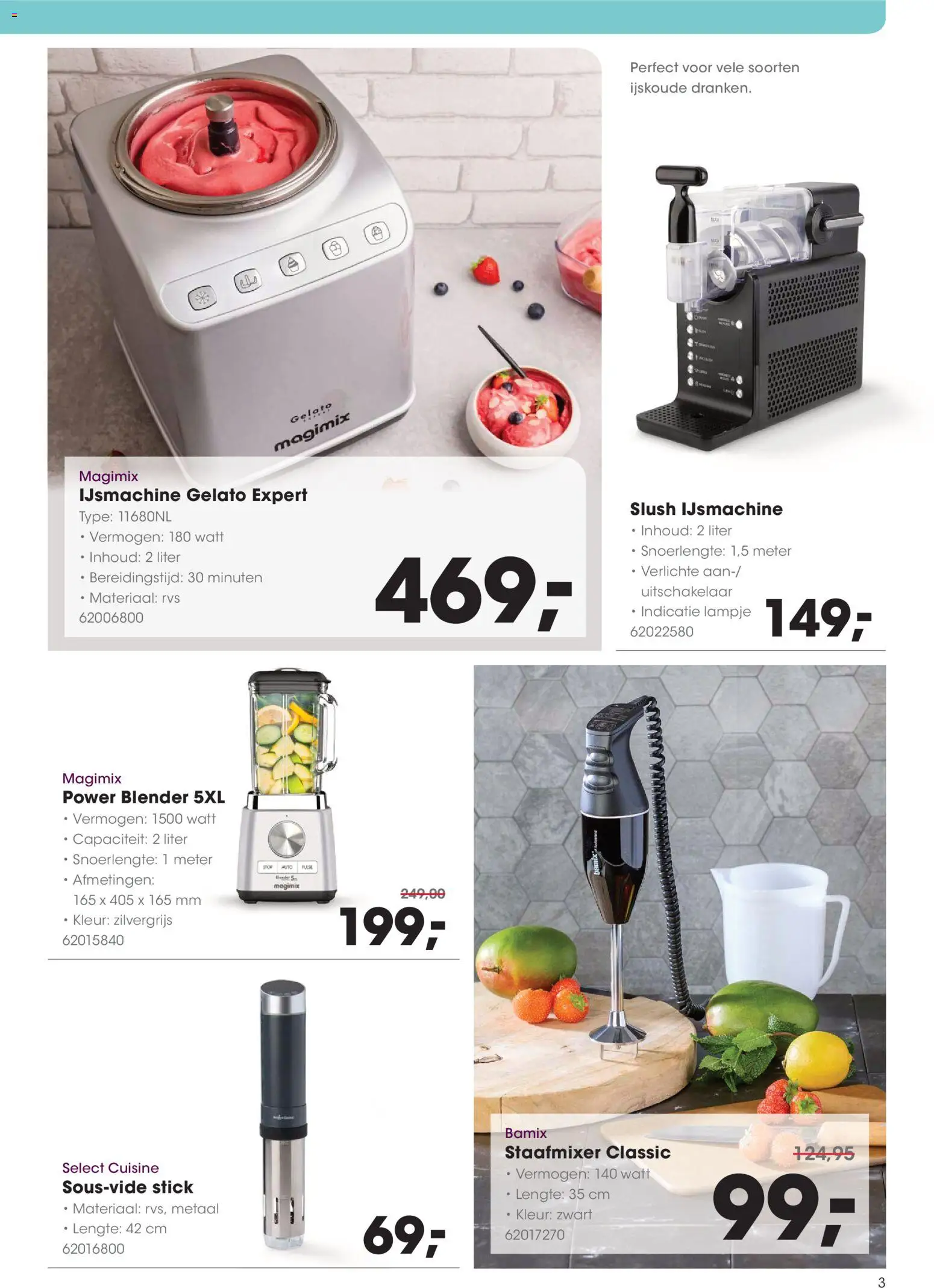 {H1} | Pagina: 3 | Producten: Gelato, Blender