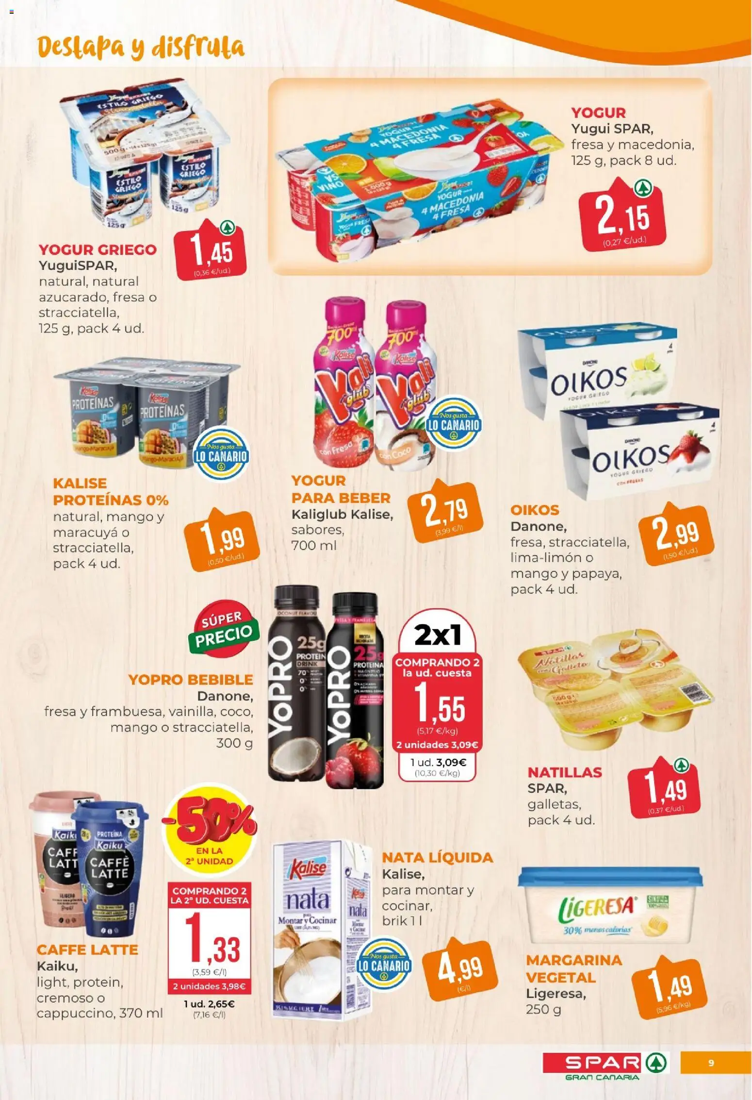 Spar folleto │ válido desde el 24/07/2026 | Página: 9 | Productos: Yogur, Τυρόπιτα, Margarina, Ρούτερ