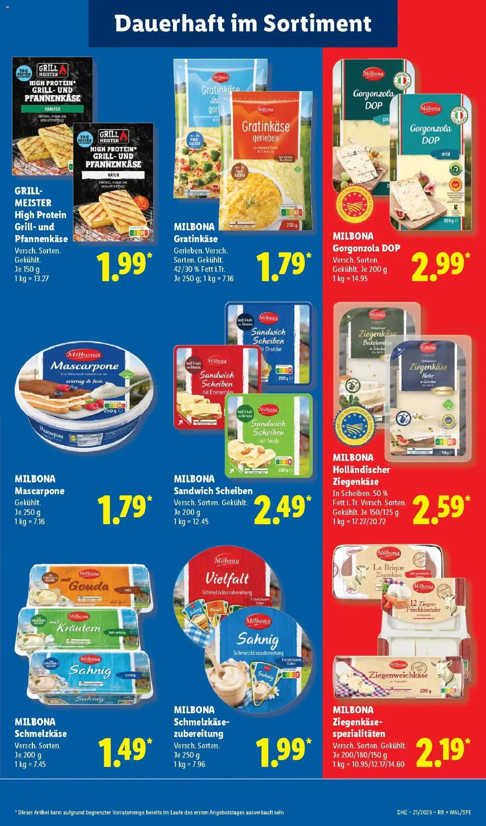 Lidl Prospekt Weikersheim – gültig ab 17.05.2026 | Seite: 23 | Produkte: Grill, Mascarpone, Ziegenkäse, Frischkase