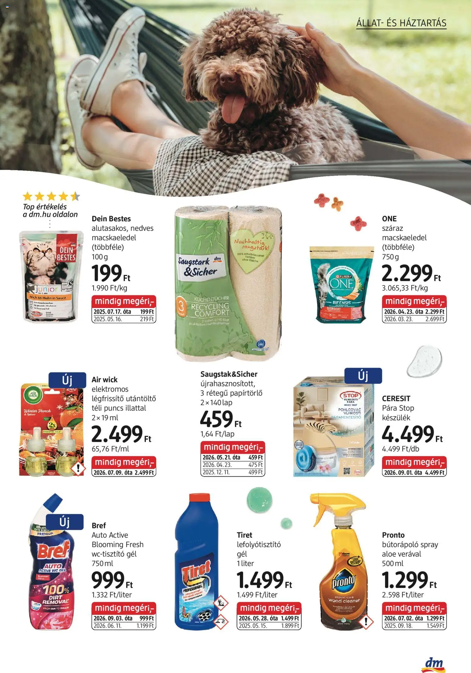 DM Drogerie Markt akciós ujság - amely érvényes a következő dátumtól: 2026.10.01. | Oldal: 23 | Termékek: Air Wick, Légfrissítő, Purina, Száraz macskaeledel