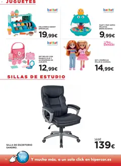 Vista previa Hipercor catálogo válido desde el 23.04.2026 | Página: 52 | Productos: Maquillaje, Bolso, Juguetes, Silla de escritorio