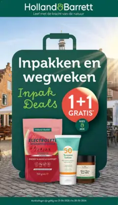 Holland & Barrett folder - Voorbeeld van een folder van Holland & Barrett, geldig van 21.06.2026