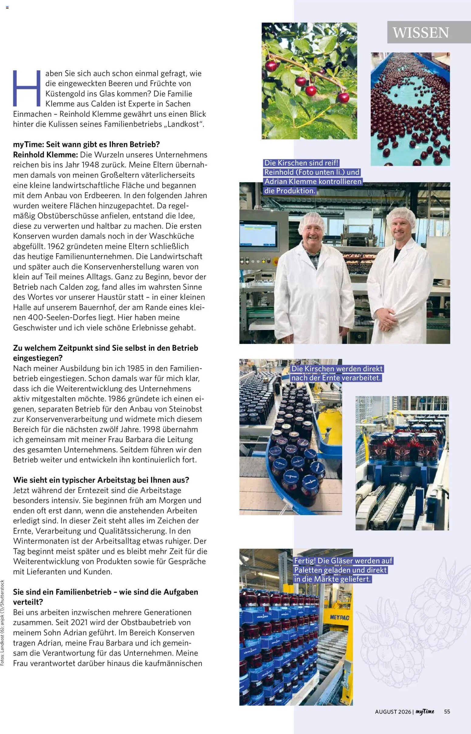 Famila Nordwest myTime August 2026 – gültig ab 01.08.2026 | Seite: 55 | Produkte: Kirschen