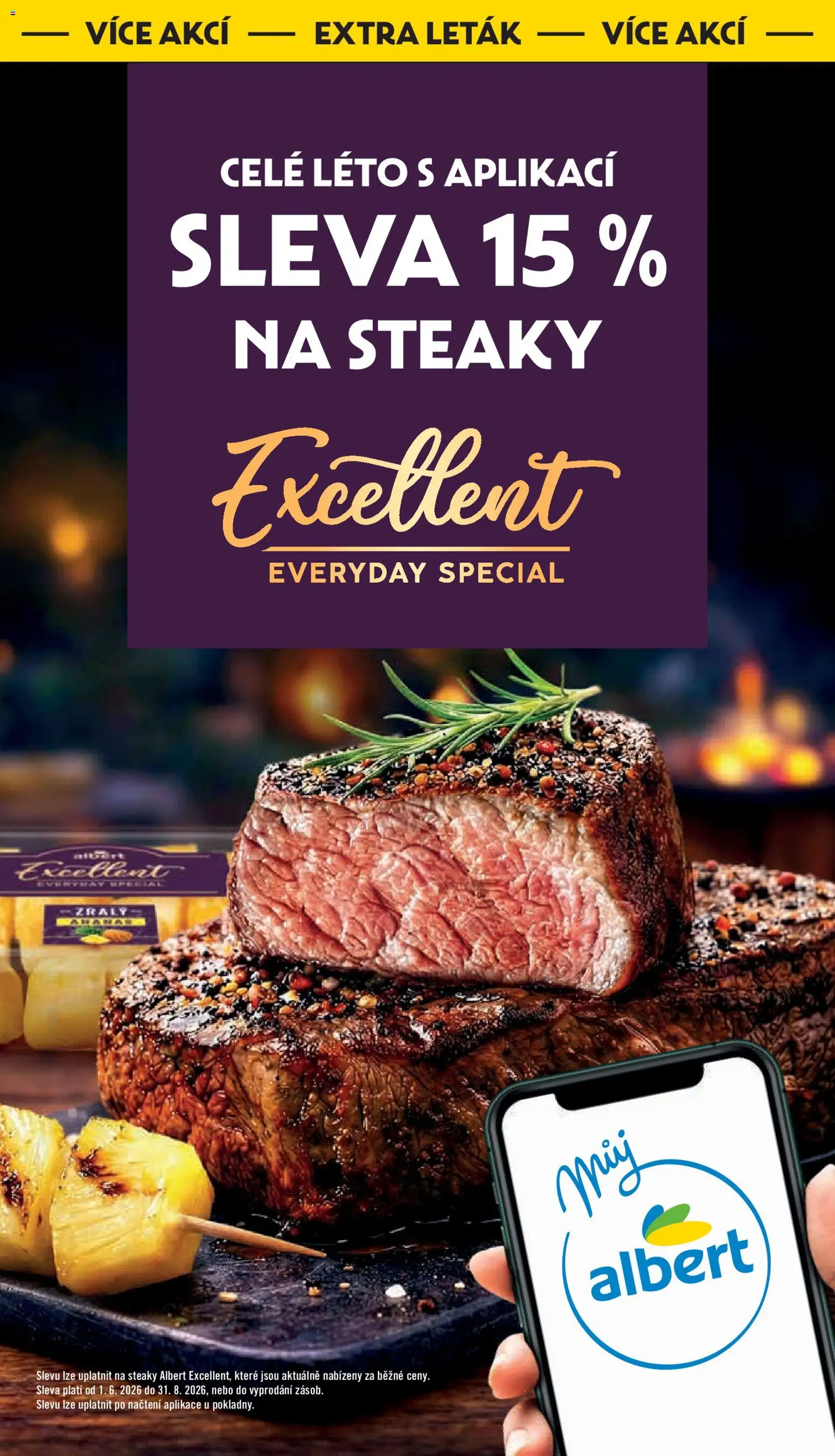 Albert leták - Supermarket od 19.08.2026 | Strana: 9 | Produkty: Steak