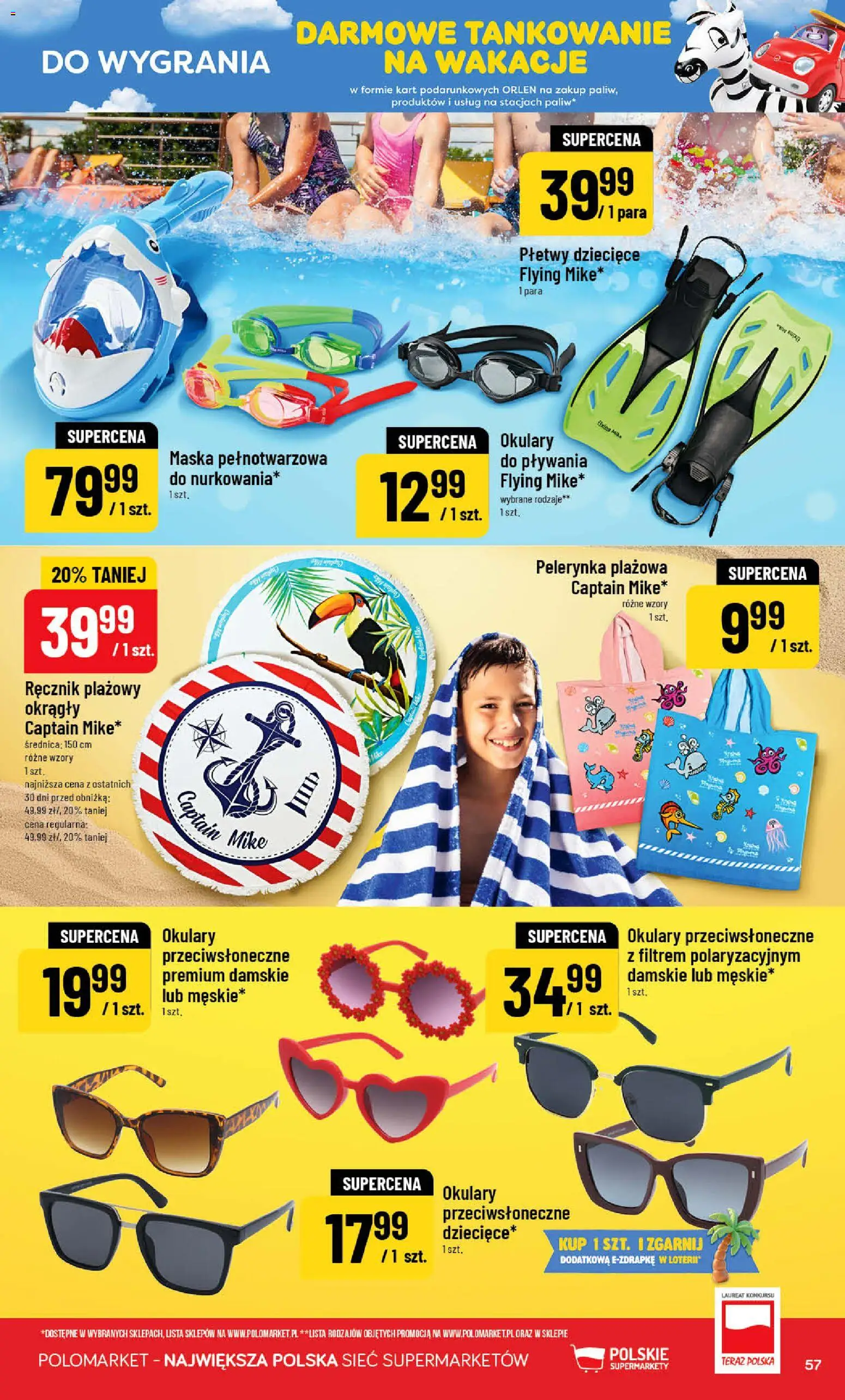 POLOmarket gazetka od 01.07.2026 | Strona: 57 | Produkty: Okulary, Okulary przeciwsłoneczne, Maska