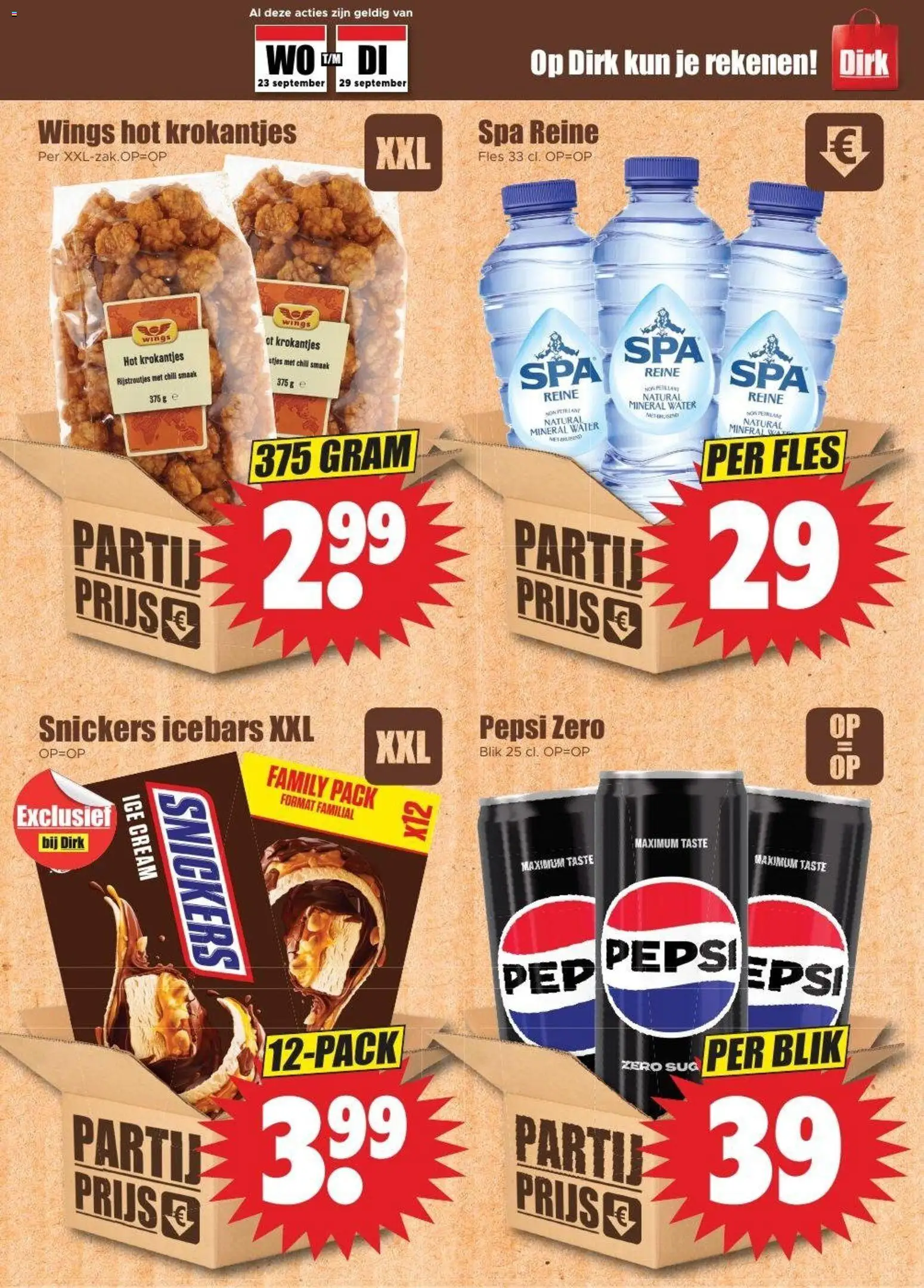 {H1} | Pagina: 21 | Producten: Pepsi, Snickers, Water, Chili